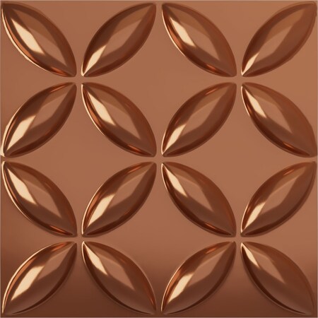 Ekena Millwork 19 5/8in. W x 19 5/8in. H Wallflower EnduraWall Decorative 3D Wall Panel, Total 32.04 Sq. Ft., 12PK WP20X20WABCO-CASE-12